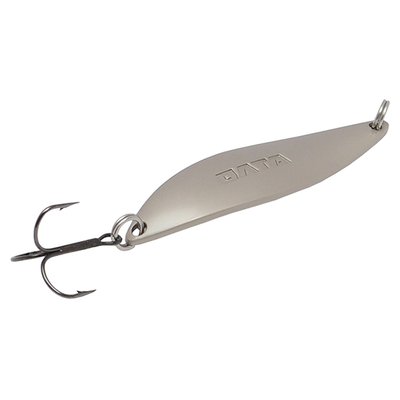 Блесна Блик Олта 25г 80мм матовое серебро тр.Mustad №3 цветной металл 