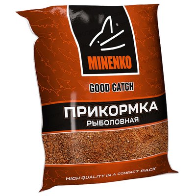 Прикормка Миненко GOOD CATCH лещ печень карамель цв беж-оран помол средний 0,7кг 