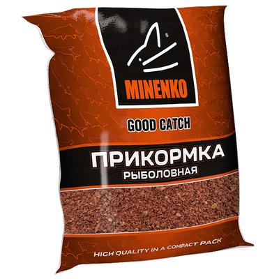 Прикормка Миненко GOOD CATCH ваниль цв коричневый помол средний 0,7кг 4313