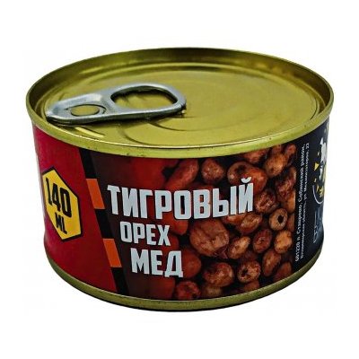 Тигровый орех консервированный LionBaits 140мл Мед